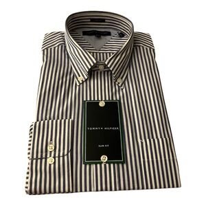 Tommy Hillfiger Men’s Dress Shirt 15 1/2 neck 32-33 arm - NWT